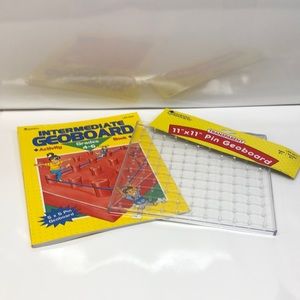 Intermediate Geoboard Activity Book and 11x11 Pin (9” Square)